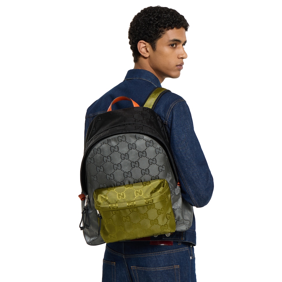 Gucci Match medium GG backpack in multicolor GG nylon | GUCCI® US