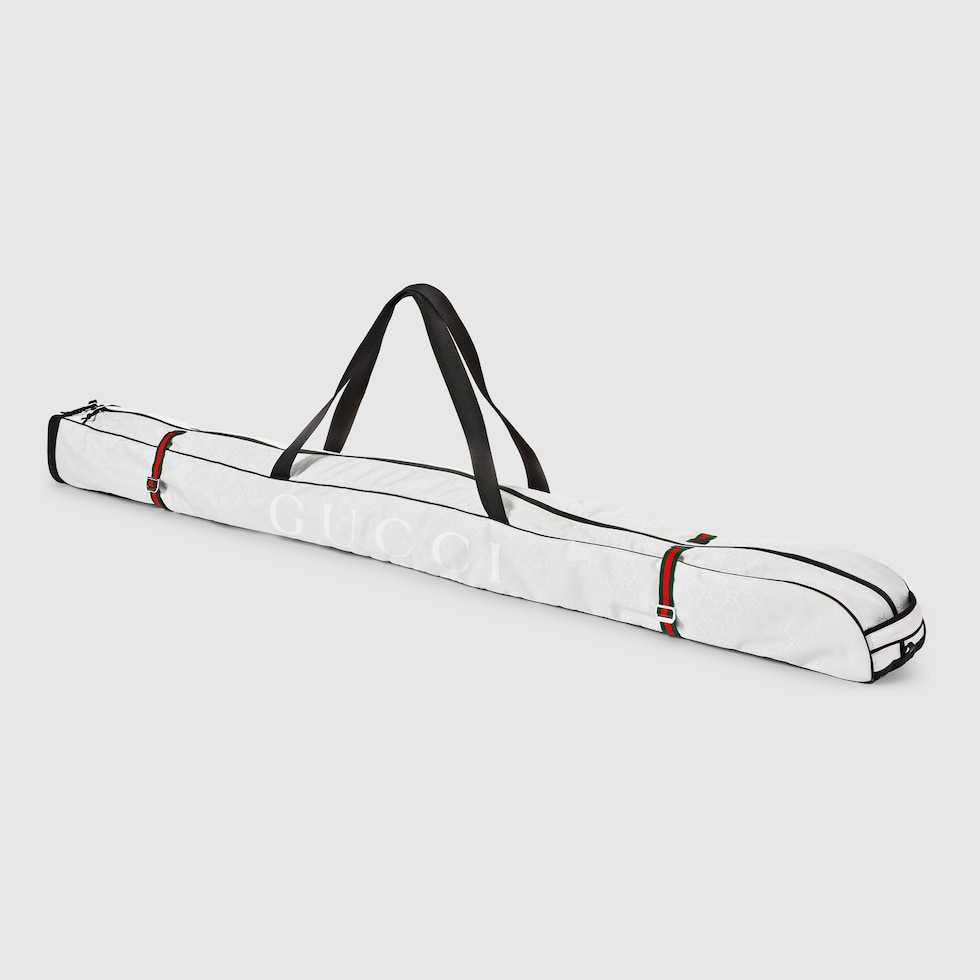 Gucci x HEAD ski set in silver, white and black | GUCCI® US