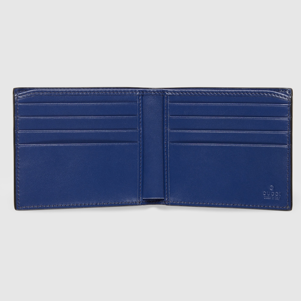 Gucci Besties〕二つ折りウォレット ・ブラック＆グレー GG