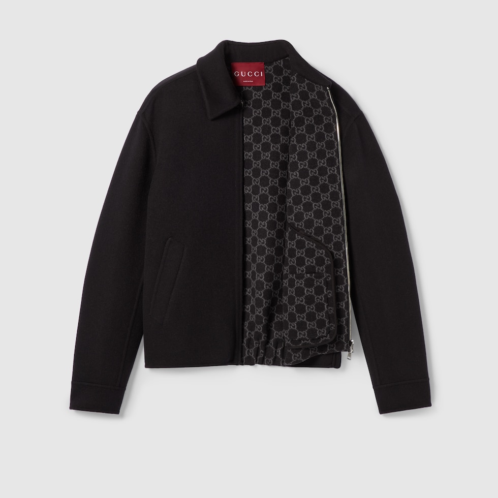 G*a様 short length double-zip blouson 42 G*a様 short length double-zip blouson 42 A-Zipper Blouson in Black