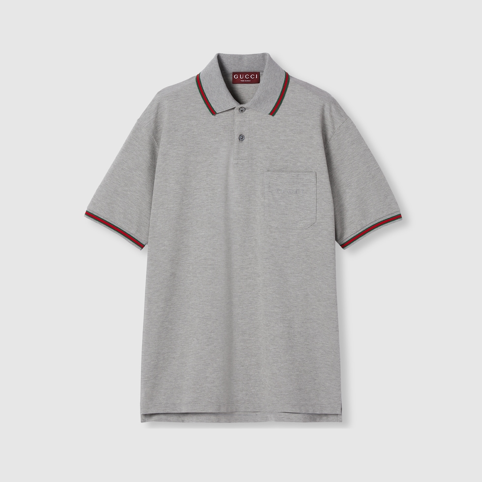 美品✨ GUCCI グッチ LOVELIGHT COTTON POLO TOP 795174_XJHEE_1056_001_100_0000