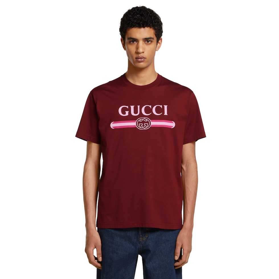 GUCCI ロゴ入り赤色シャツ 837959_XJHG0_6318_005_100_0000