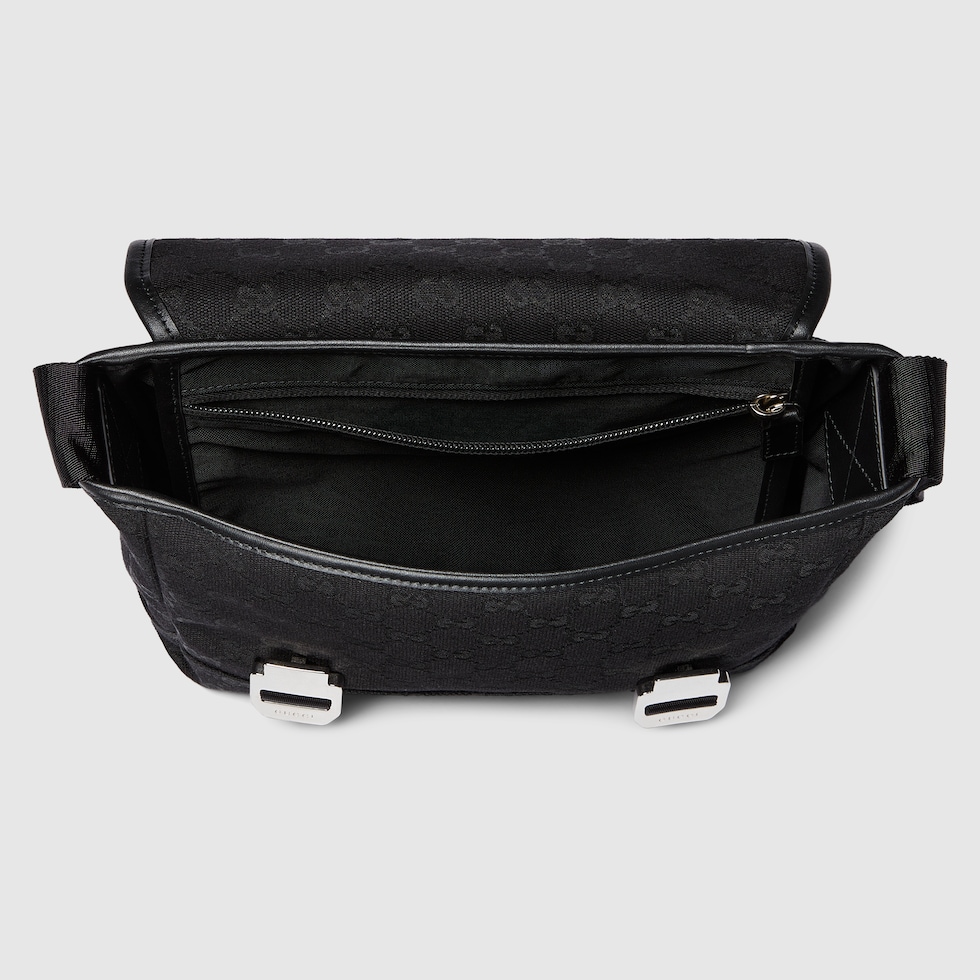 GGキャンバス スモール クロスボディバッグ ・ブラック GGスプリーム