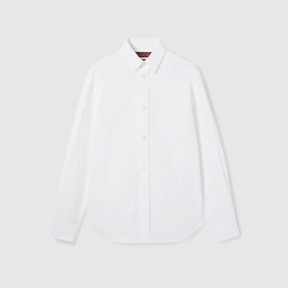 ★24AW RIER リア コットン ポプリン シャツ M グレー ATTACHMENT シャツ RY/NYローン オーバーサイズドL/Sシャツ / RY