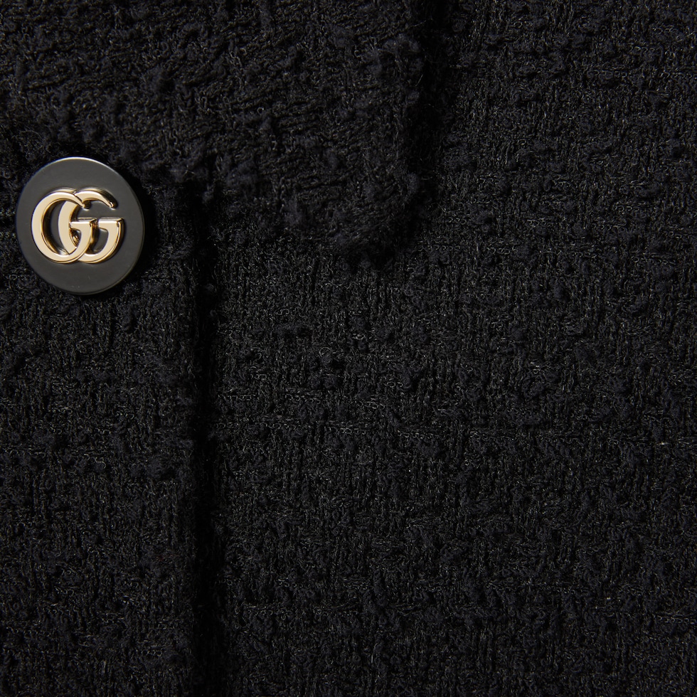 未使用級　2wayフード取り外し可◎GUCCI GG柄　ブラック　ジャケット グッチ GUCCI バッグ （ブラック） -waja bazar - 海外ファッション