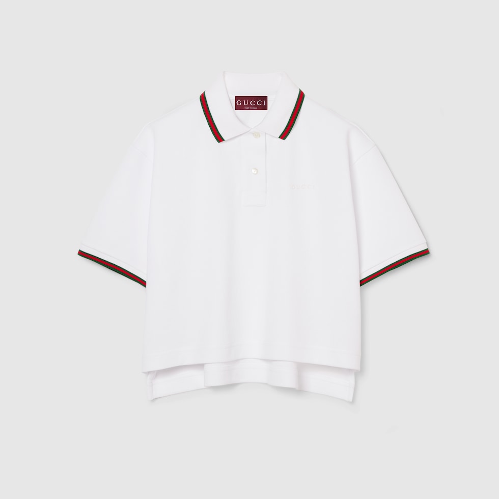 美品✨ GUCCI グッチ LOVELIGHT COTTON POLO TOP 美品✨ GUCCI グッチ LOVELIGHT COTTON POLO TOP