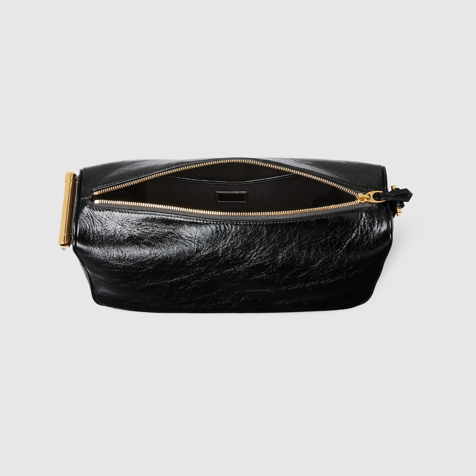 GUCCI ワンショルダー ハーフムーンホースビット キャンバスレザー 総柄 860787_AAF1G_1000_013_100_0000