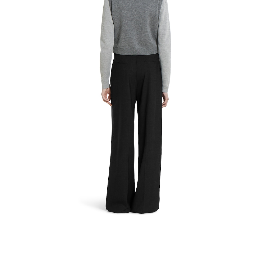 Wool pants with logo in dark grey | GUCCI® US