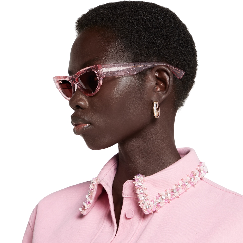 Cat eye sunglasses in pink | GUCCI® US