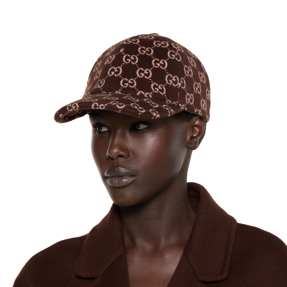 GUCCI ブラウンウールハット XL GUCCI ブラウンウールハット XL GUCCI ブラウンウールハット XL