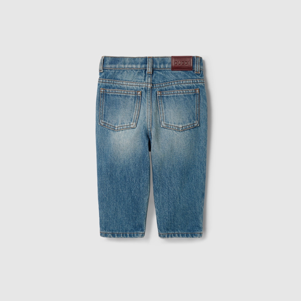 グッチ　ベビーキッズ　デニムパンツ　36M ベビー〕デニム パンツ ・ブルー | GUCCI公式