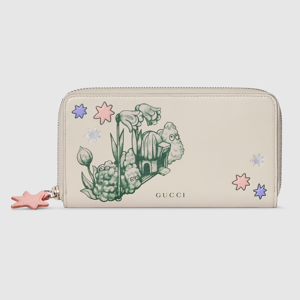 日本限定 ヒグチユウコ バイカラー ジップアラウンドウォレット