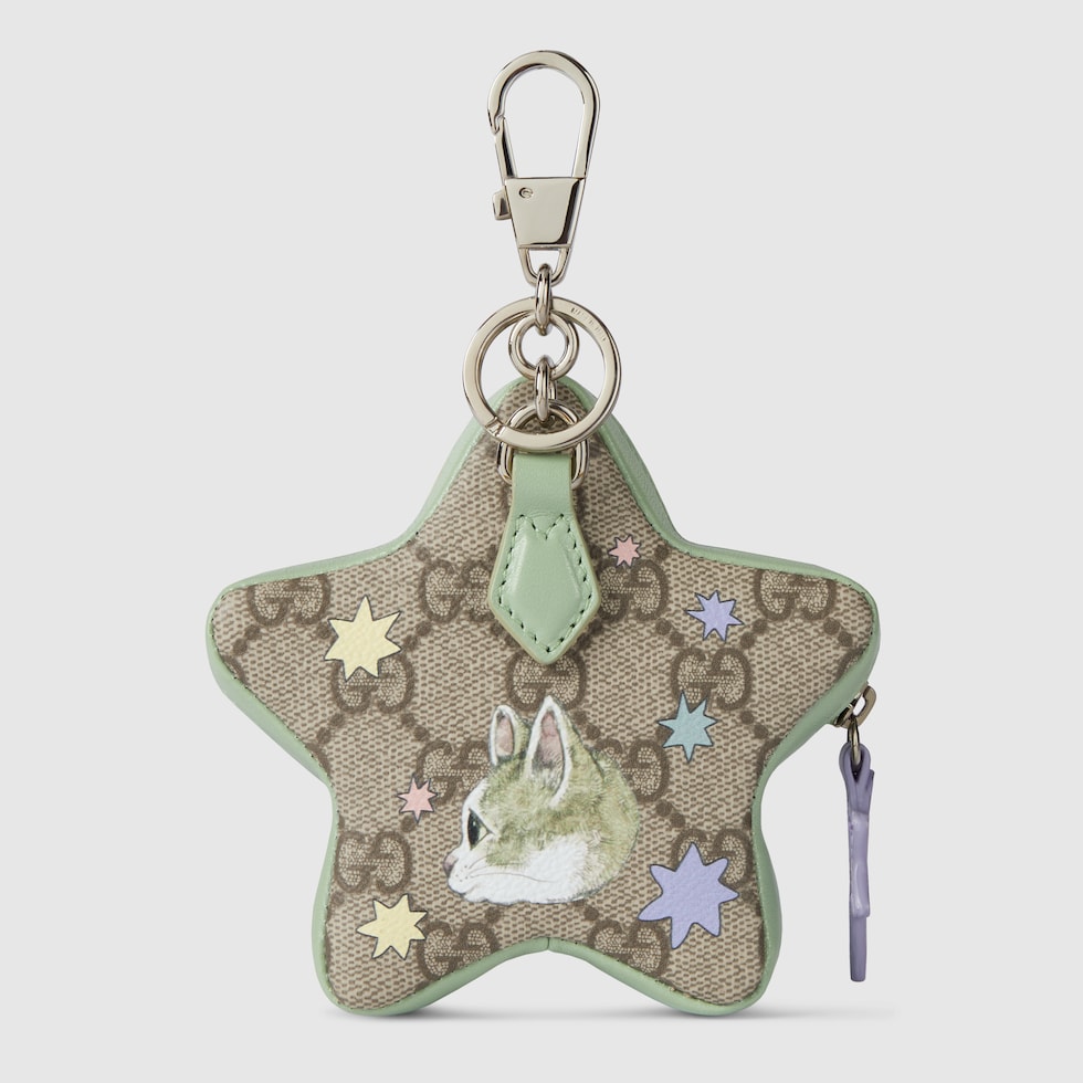 新品未使用品★GUCCI×ヒグチユウコ【ウォレットチェーン】★ 日本限定 ヒグチユウコ キーチェーン ・ベージュ＆ブラウン GG