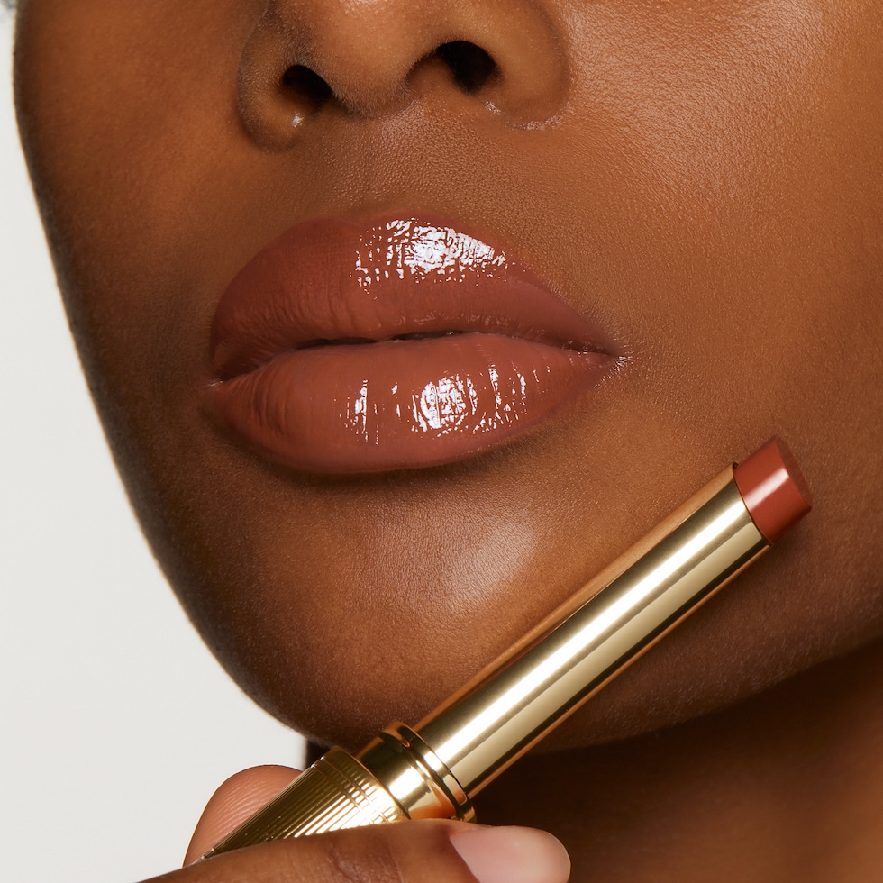 308 Lucy Dark Orange, Rouge De Beauté Brillant in 308 Lucy