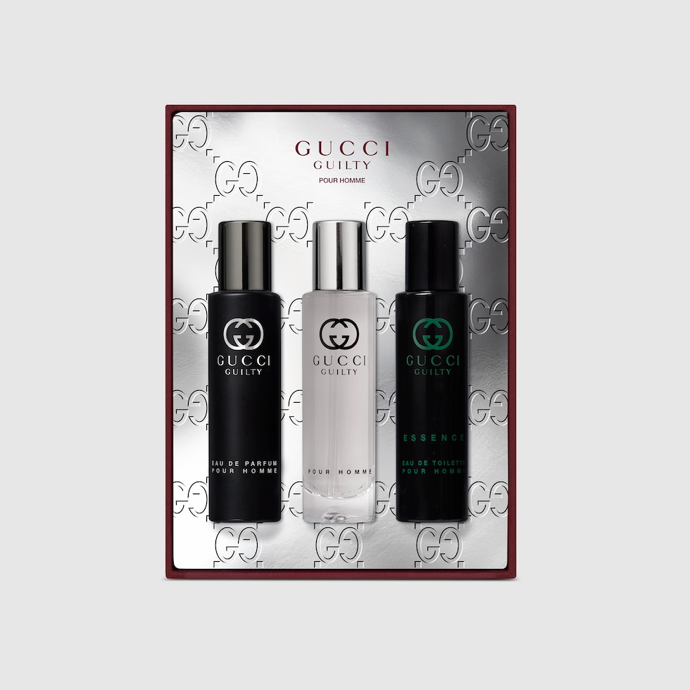 Gucci Guilty Pour Homme Trio Gift Set in pen spray | GUCCI® US