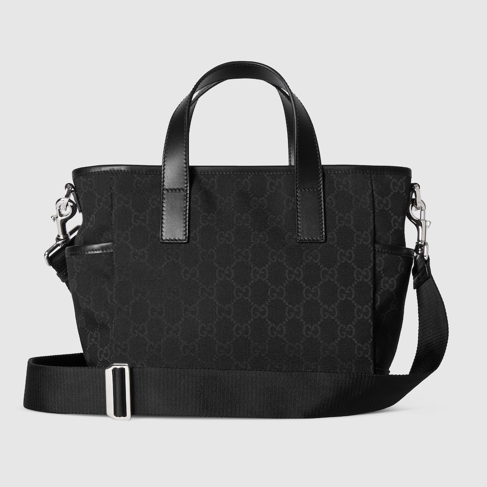 GGキャンバス スモール トートバッグ ・ブラック GGスプリーム