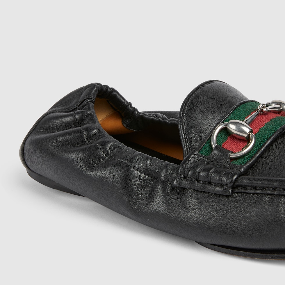 Men's Horsebit 1953 loafer in black leather | GUCCI® US