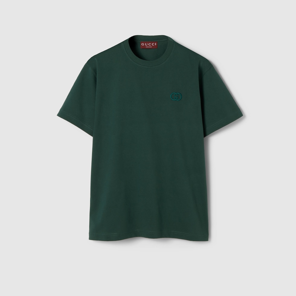 GUCCI グリーンベアプリント Tシャツ M GUCCI グリーンベアプリント T