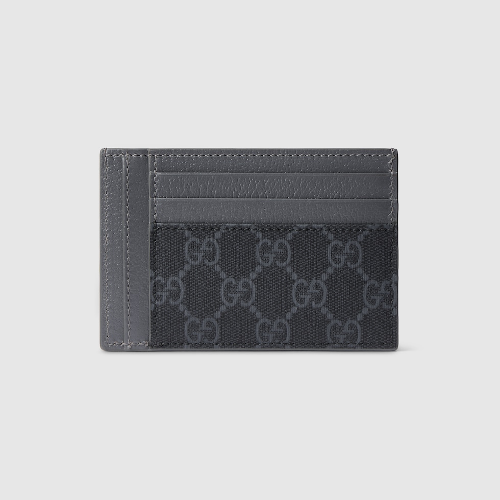 GG card case in black GG Supreme | GUCCI® US