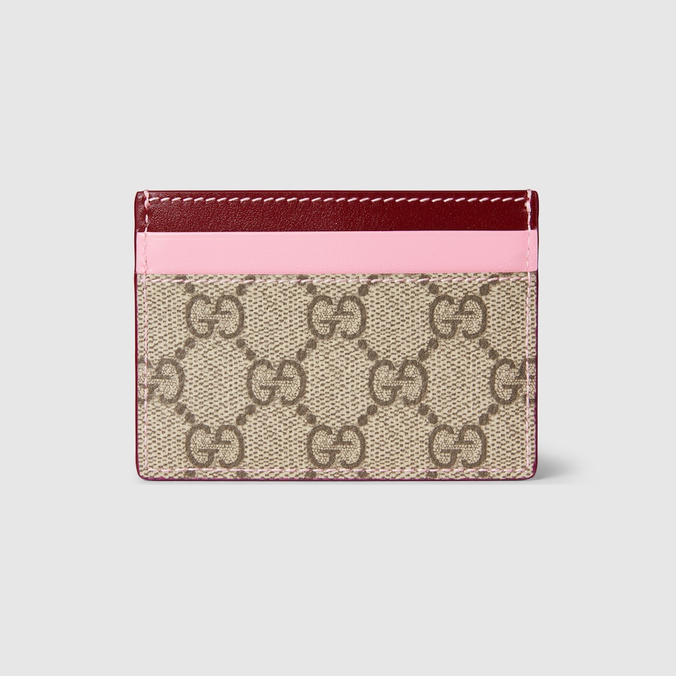 Gucci Besties〕カードケース ・ベージュ GG ファブリック | GUCCI公式