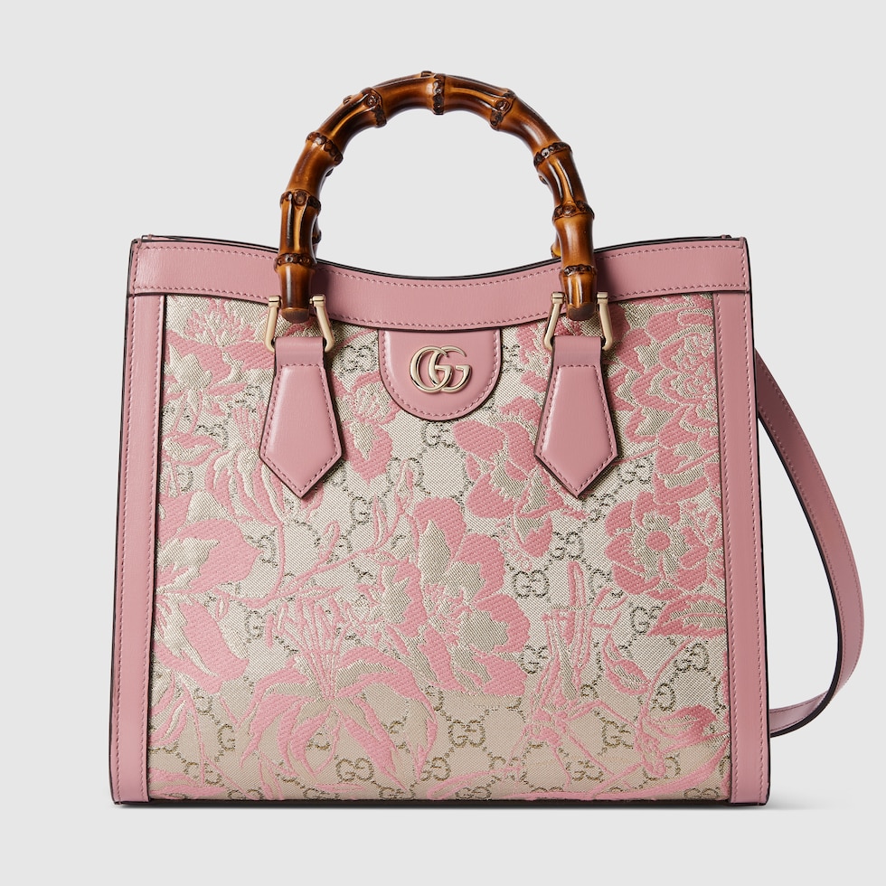 グッチ ダイアナ〕日本限定 ミディアム トートバッグ ・ライトピンク