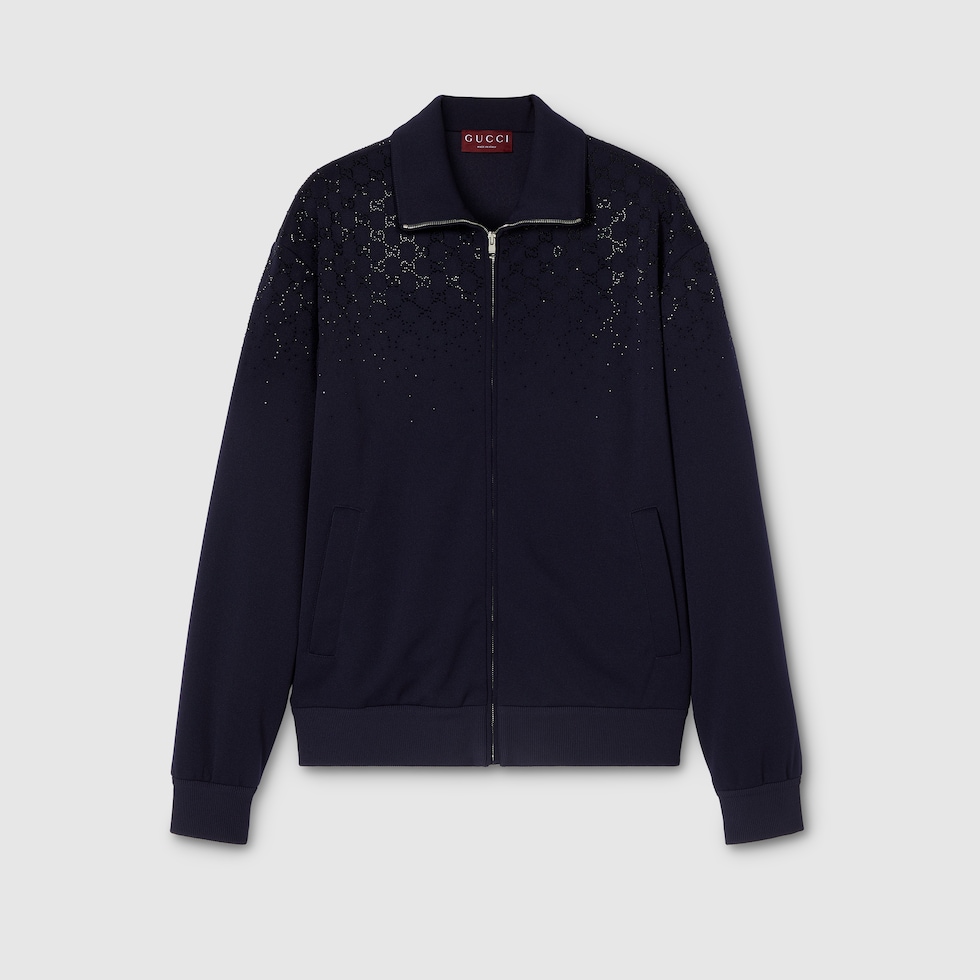 GUCCI グッチPrinted Technical Jersey Jacket Gucci G Print Technical Jersey Jacket, $1,900 | Nordstrom | Lookastic