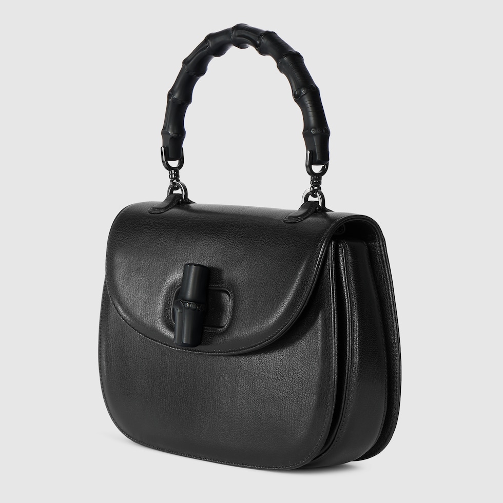 GUCCI グッチ バンブー ハンドバッグ レザー 黒　000・0531 グッチ ハンドバッグ ショルダーバッグ 肩掛け バンブー 000 0531
