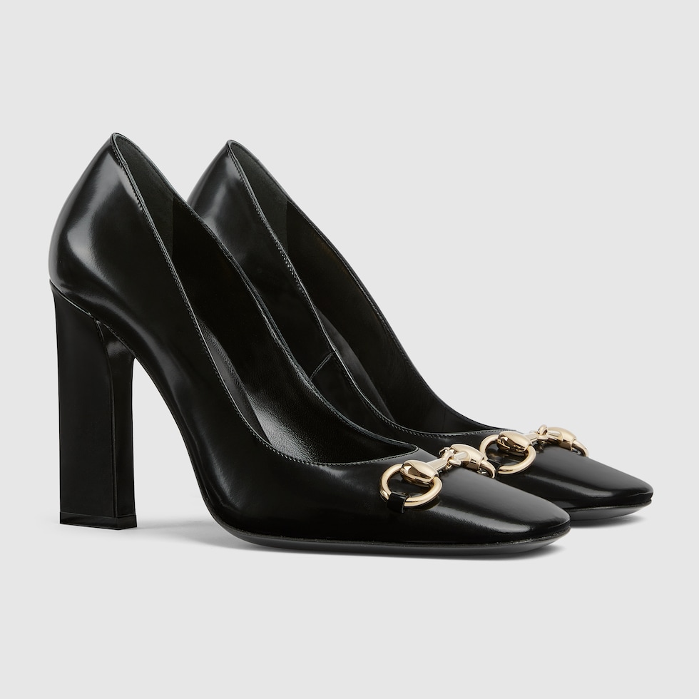 GUCCI パンプス　ブラック シニョーラ〕ウィメンズ パンプス ・ブラック レザー | GUCCI公式