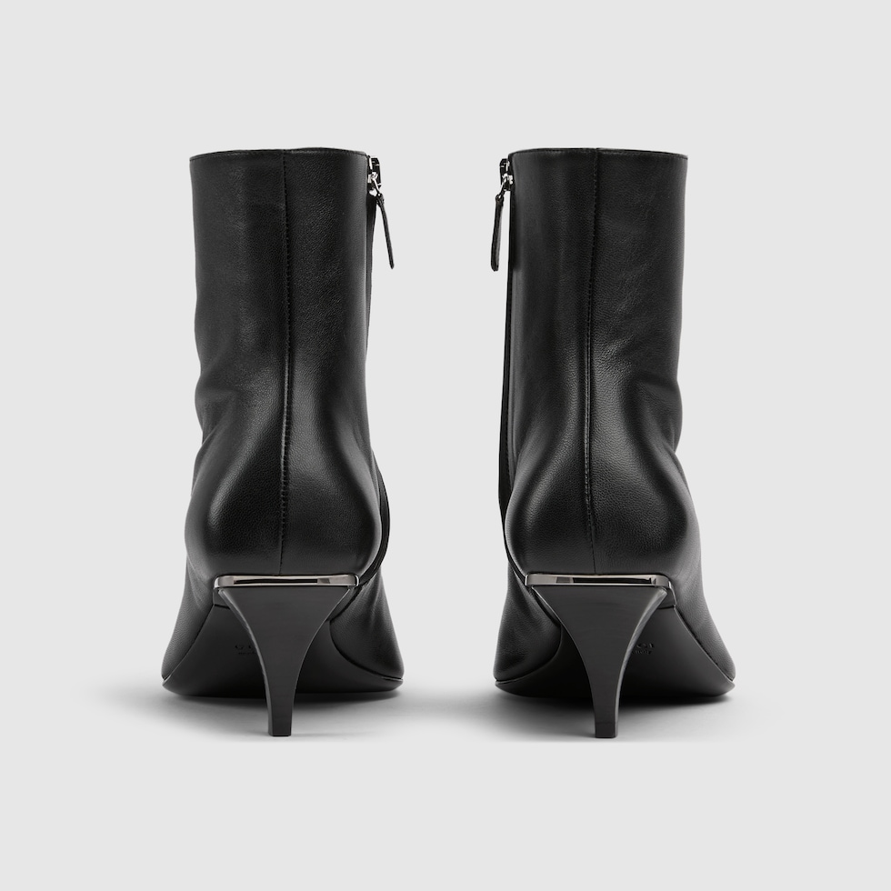 ヴィットリア〕ウィメンズ ブーティ ・ブラック レザー | GUCCI公式