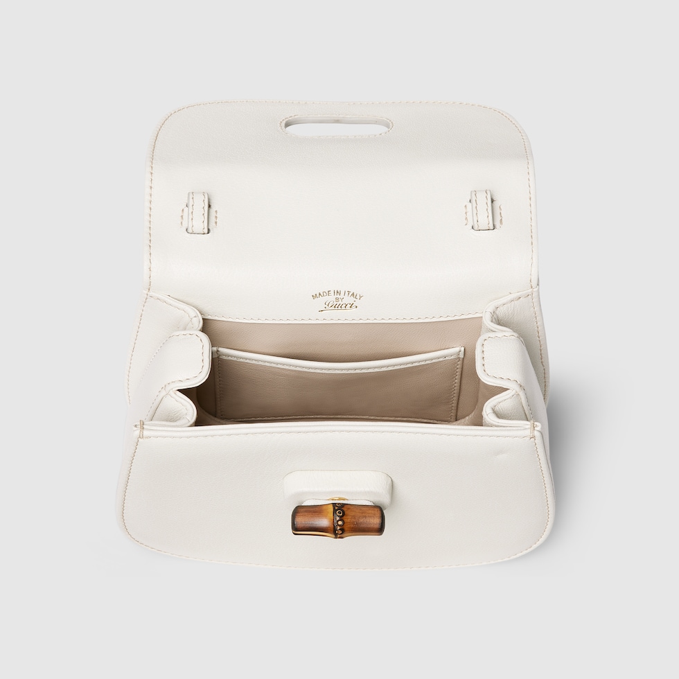 GUCCI ハンドバック　ホワイト Gucci Betty small tote bag in white leather | GUCCI® US