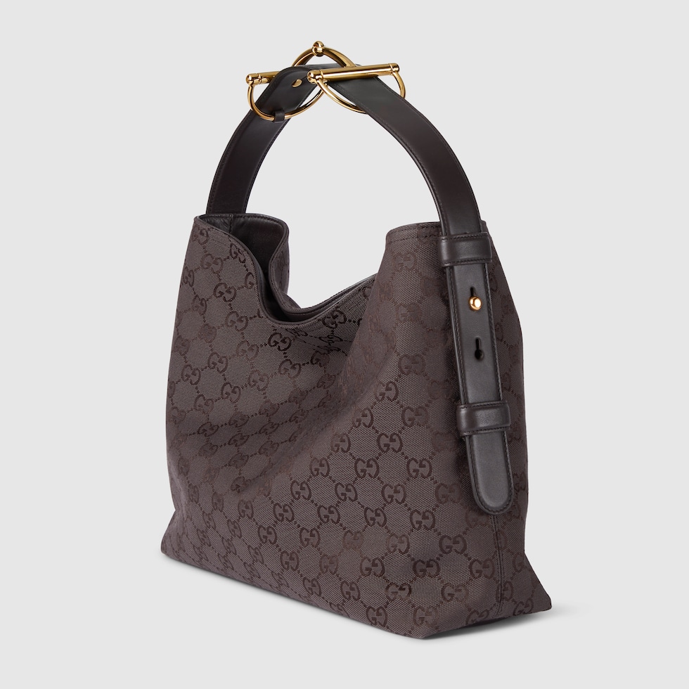 Saint Laurent Women Two-Tone Canvas And Leather Medium Beatrix Shopping Bag