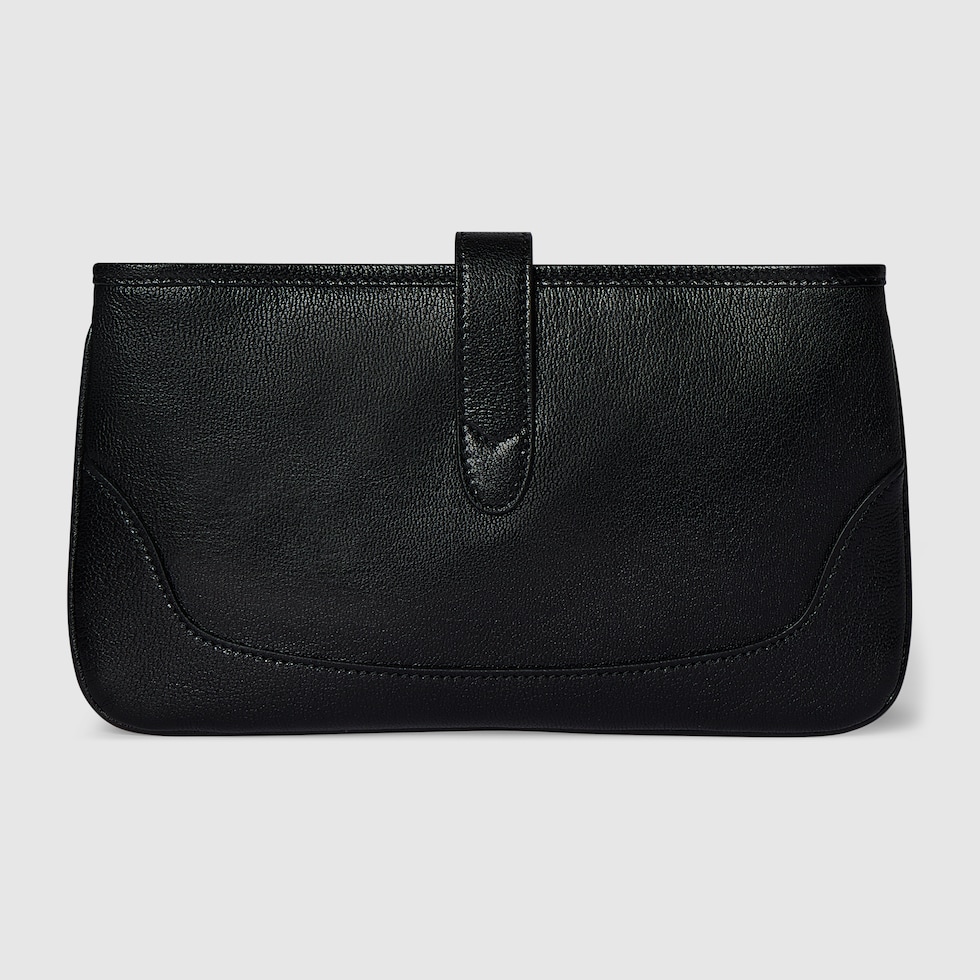グッチ ジャッキー〕スモール ポーチ ・ブラック レザー | GUCCI公式
