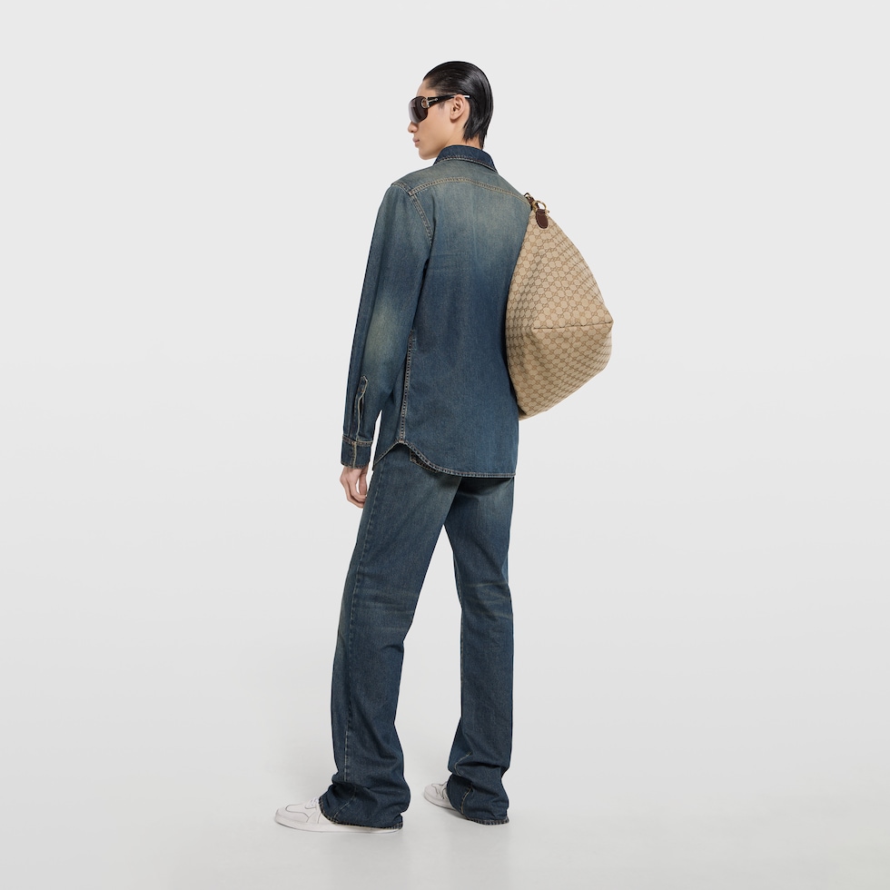 送料込み/匿名配送◎ GUCCI 48サイズ デニムシャツ Gucci メンズデニムシャツ (すべての新品) IFCHIC.COM