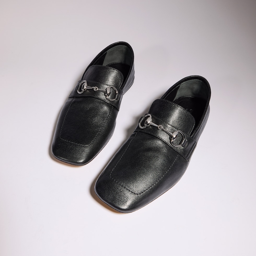 Women's Ragazzo loafer in black leather | GUCCI® US
