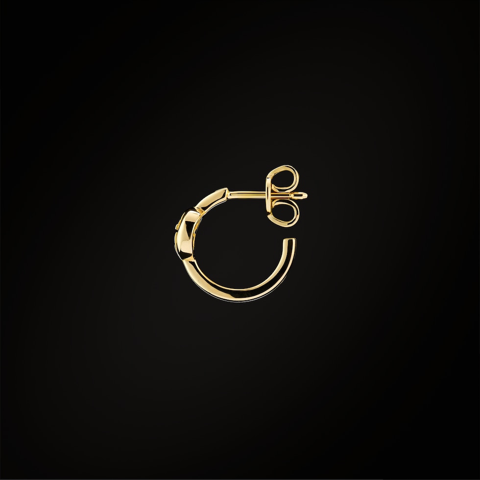 Gucci Interlocking 18k hoop earrings in 18k yellow gold | GUCCI® US