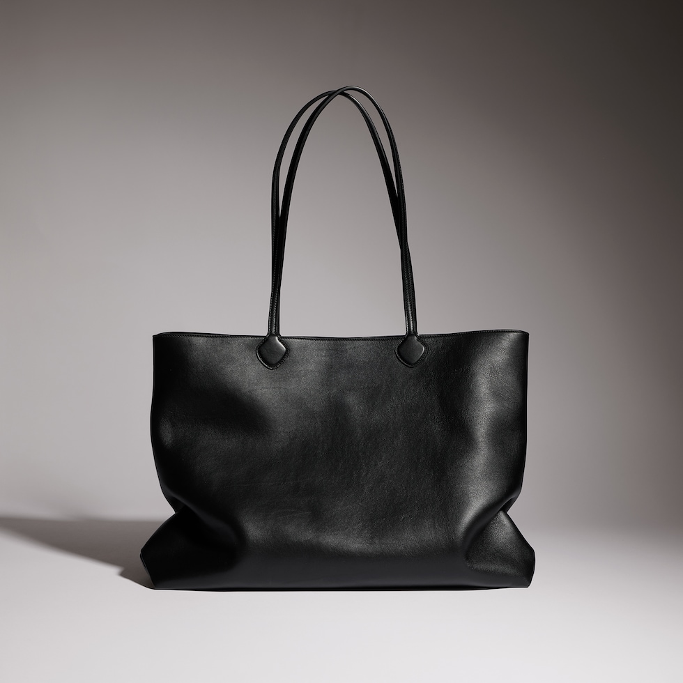 Gucci NY large tote bag in black leather | GUCCI® ZA