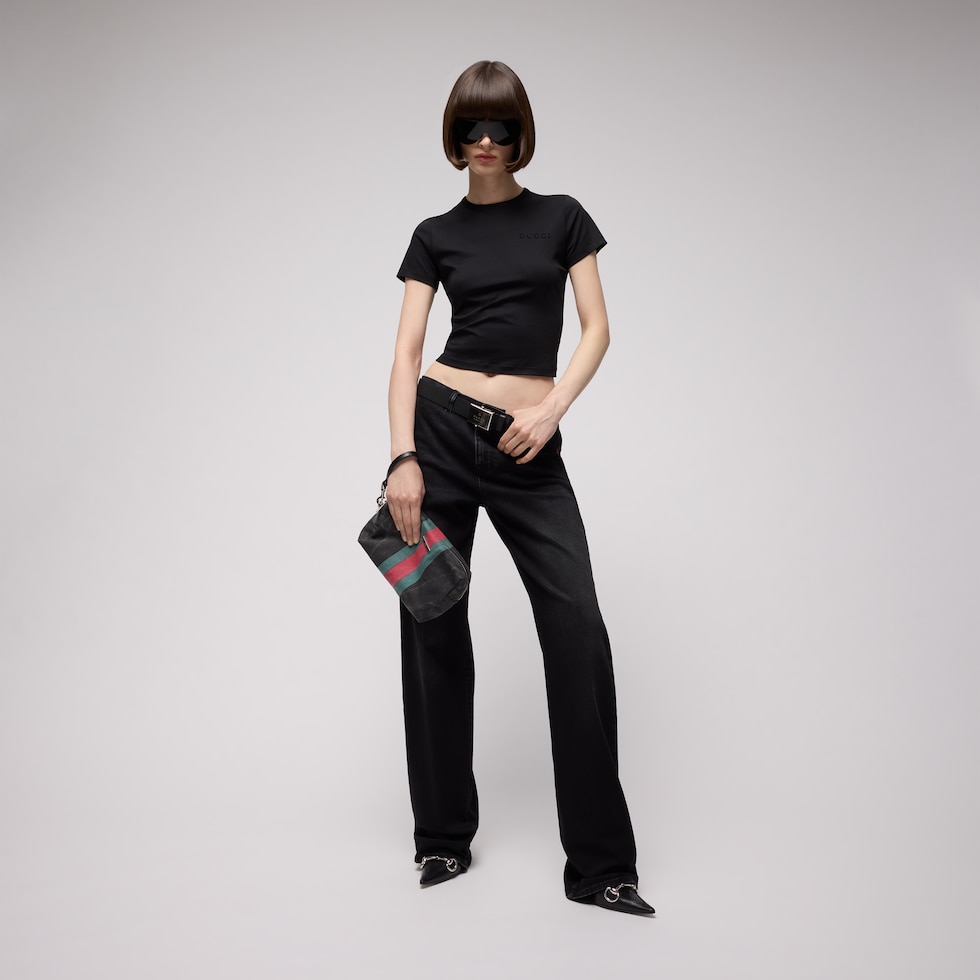구찌 포지타노 스몰 파우치 블랙 875826FAGAJ8445