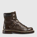 gucci leather boots with buckle