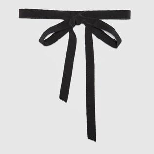Grosgrain neck bow
