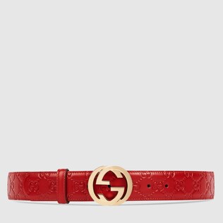 Gucci Signature leather belt