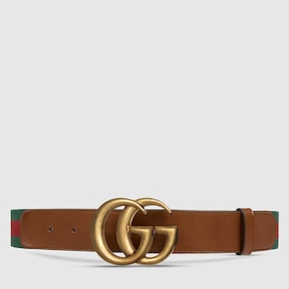 Web belt with Double G buckle