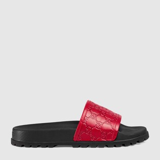 Gucci Signature Slide Sandal Gucci Signature Slide Sandal