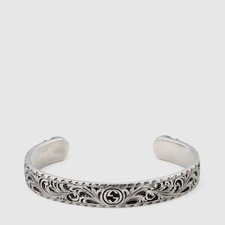 Silver Bracelets Gucci Bracelet In Silver With Feline Head