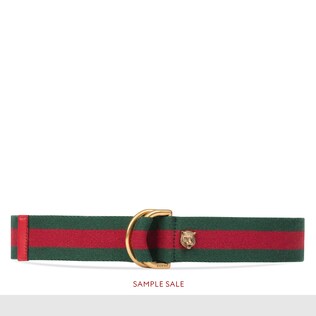 Web belt with D-ring