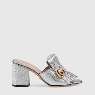 mules a talon gucci