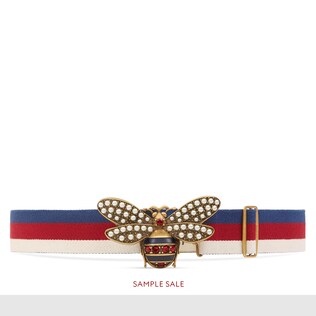 Sylvie Web belt with bee