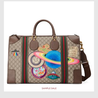 Duffle Bags Gucci Gucci Courrier Soft Gg Supreme Duffle Bag