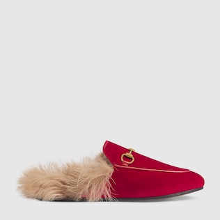 Princetown velvet slipper