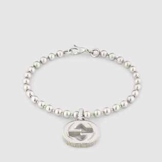 Designer Luxury Silver Bracelets | Silver Bracelets with Stones | GUCCI® US