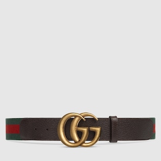 Web belt with Double G buckle